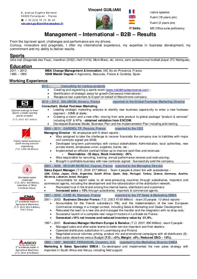 cv book iae aix talent provider for executive managers english version