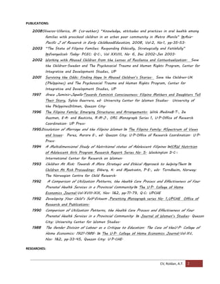 Cv brief.che dean roldan | PDF