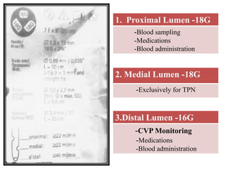 Central Venous Catheter Care- A Nursing skill | PDF
