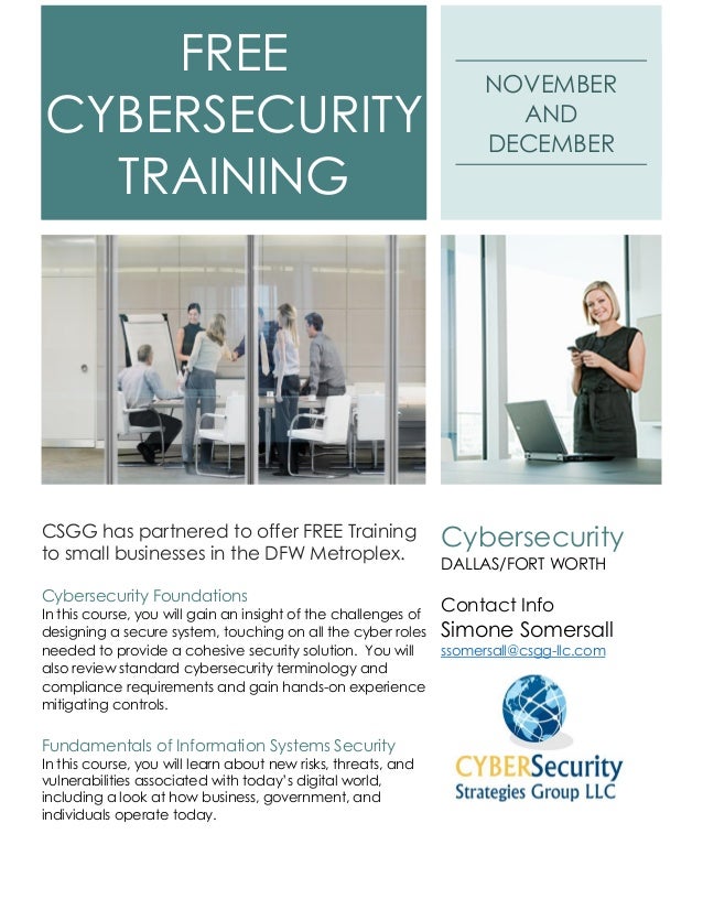 FREE Cybersecurity Training for Small Businesses