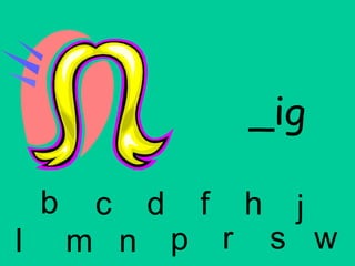 _ig b c d f h j l m n p r s w 