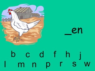 _en b c d f h j l m n p r s w 