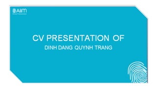 Cv contest ddqtrang - round 2