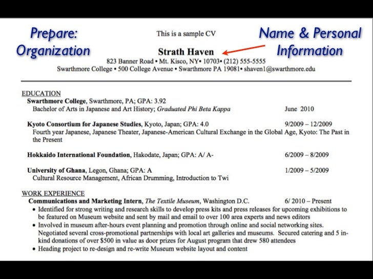 cv and cover letter swarthmore cover letter