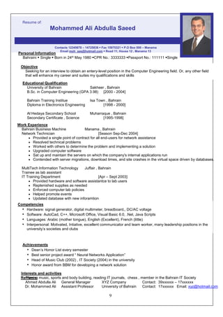 Curriucculum vitae Cover Letter2.english material | PDF