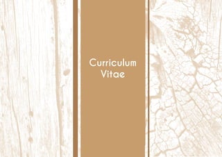 Curriculum Vitae  