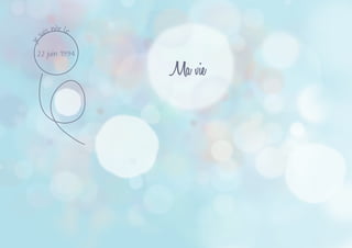 Jesuis née le
22 juin 1994
Ma vie
 