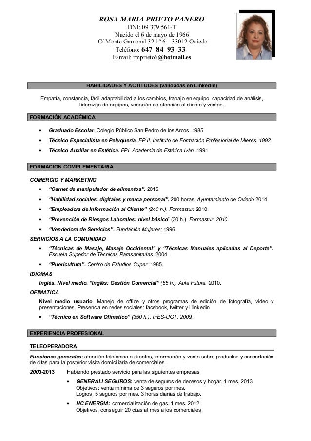 cv cronologico definitivo curriculum cronologico