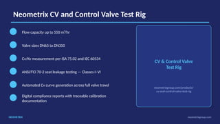 CV & Control Valve Test Rig: Flow Coefficient Testing Guide — ISA 75.02 ...
