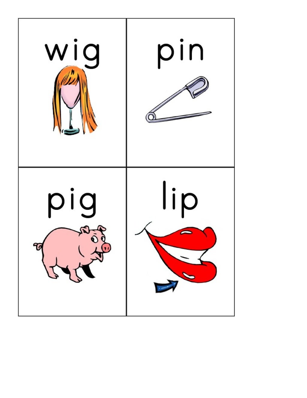 Cvc words list