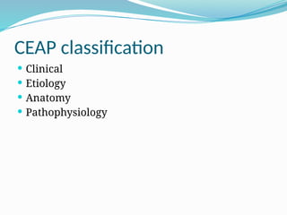 venous insufficiency nuts and bolts defining CVD | PPT