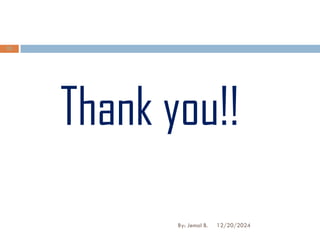 Thank you!!
12/20/2024
98
By: Jemal B.
 