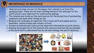 The Importance Of Rocks CVE-104- GEOLOGY FOR CIVIL ENGINEERINGMODULE-3.1.pdf