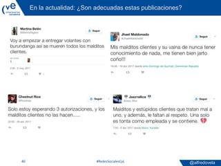 @alfredovela
En la actualidad: ¿Son adecuadas estas publicaciones?
#RedesSocialesCyL40
 