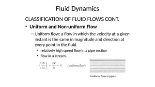 Uniform Flow Example Discussion slide on fluid Mechanics and Fundamentals of thermodynamics ...