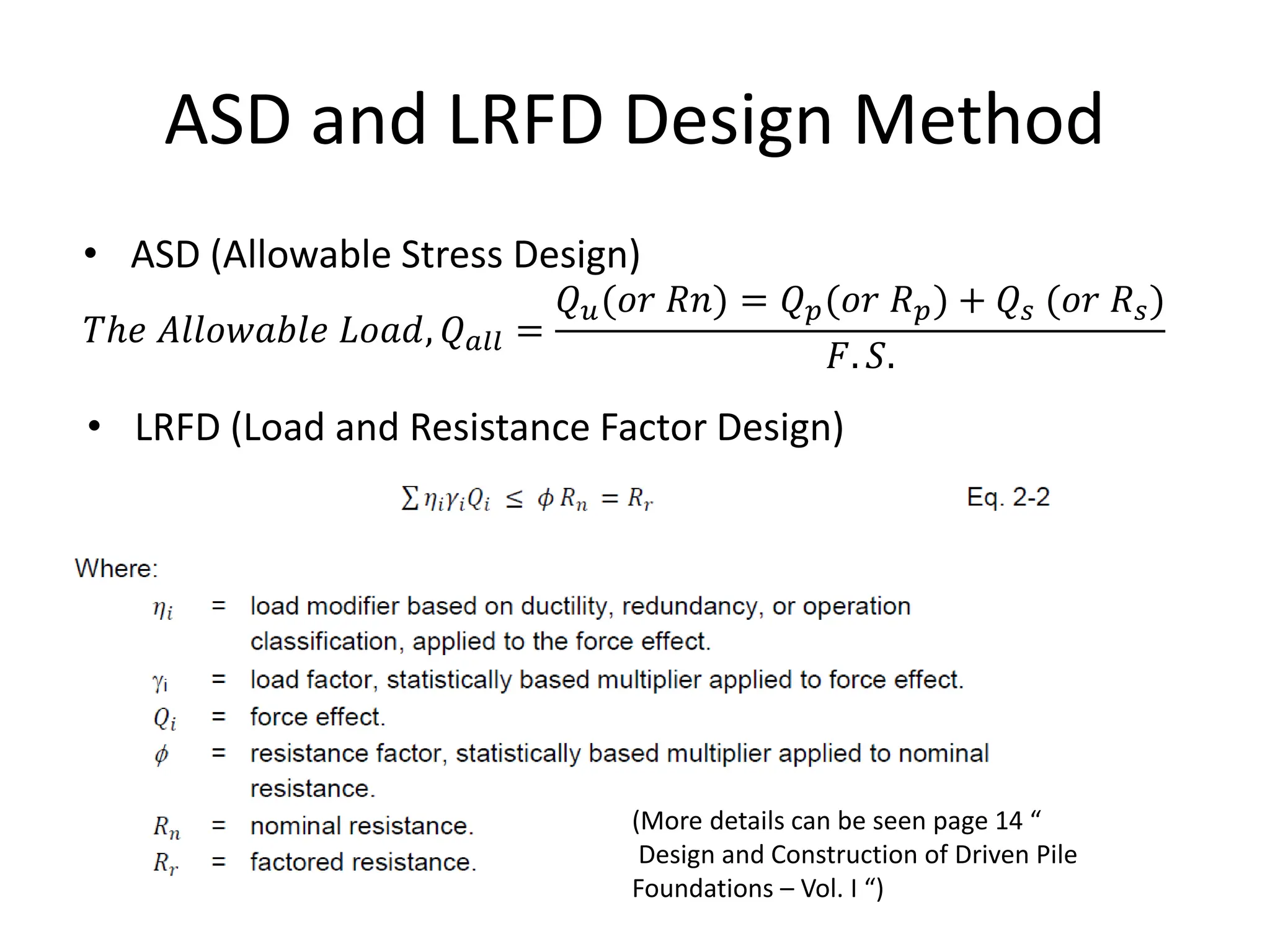 CVEN 440_540 Classnotes (6) --- Static analysis of pile foundation.pptx