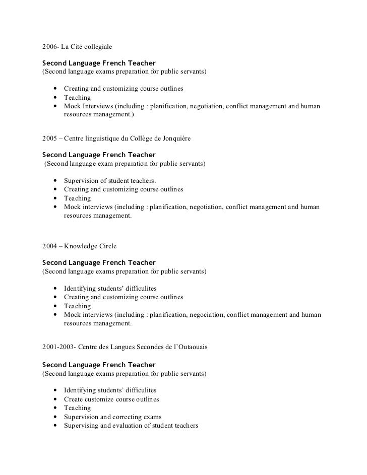 cv outlines
