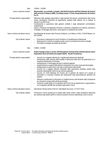 Cv europass 2014 | PDF