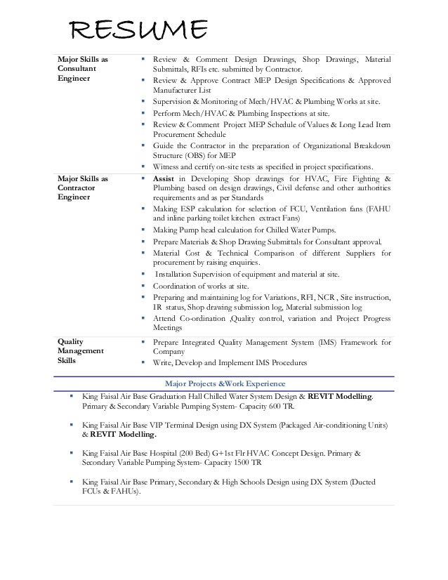 Cv farman faisal mech engr (hvac+ff) 29 nov15