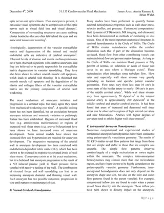 2D CFD simulation of intracranial aneurysm | PDF