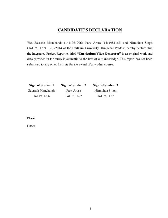 cv generator
