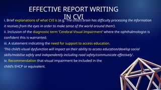 CEREBRAL VISUAL IMPAIRMENT JOURNAL CLUB AEH | PPTX