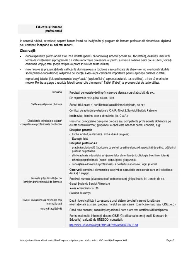 Exemple De Obiective Profesionale — Obiective profesionale fixate