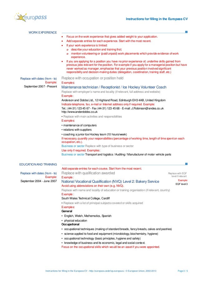 achievements cv