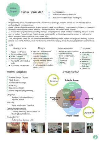 Cv interior designer England | PDF