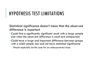 Underpowered Samples Statistics for Lab Scientists | PDF