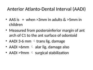 CRANIOVERTEBRAL JUNCTION ANOMALIES RJJ.pptx
