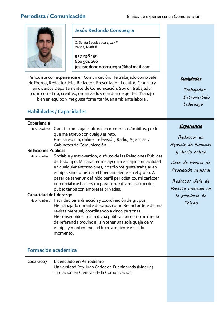 Curriculum vitae format in word picture
