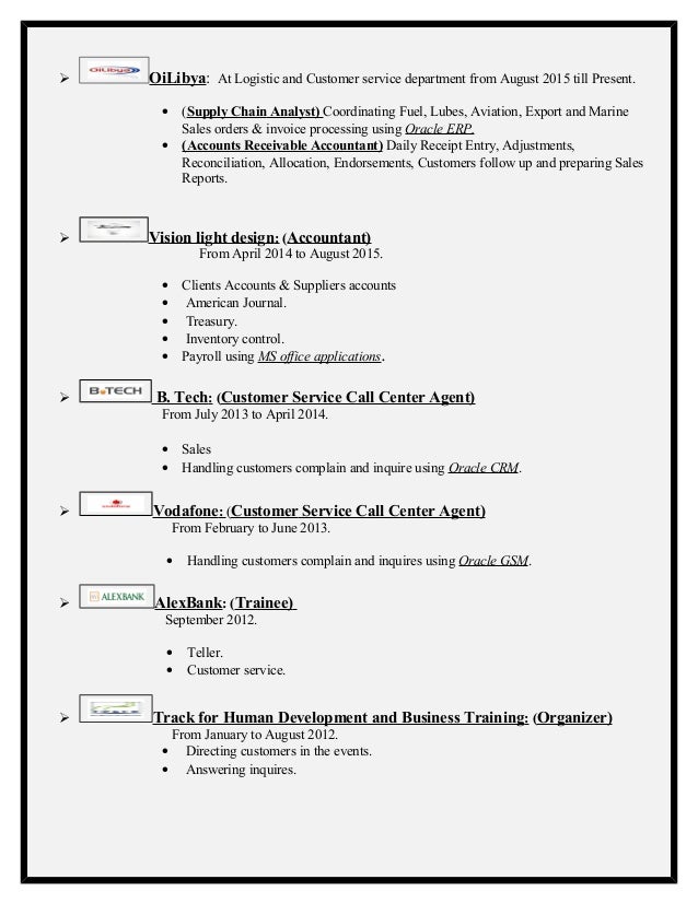 cv karim alaa call center agent cv