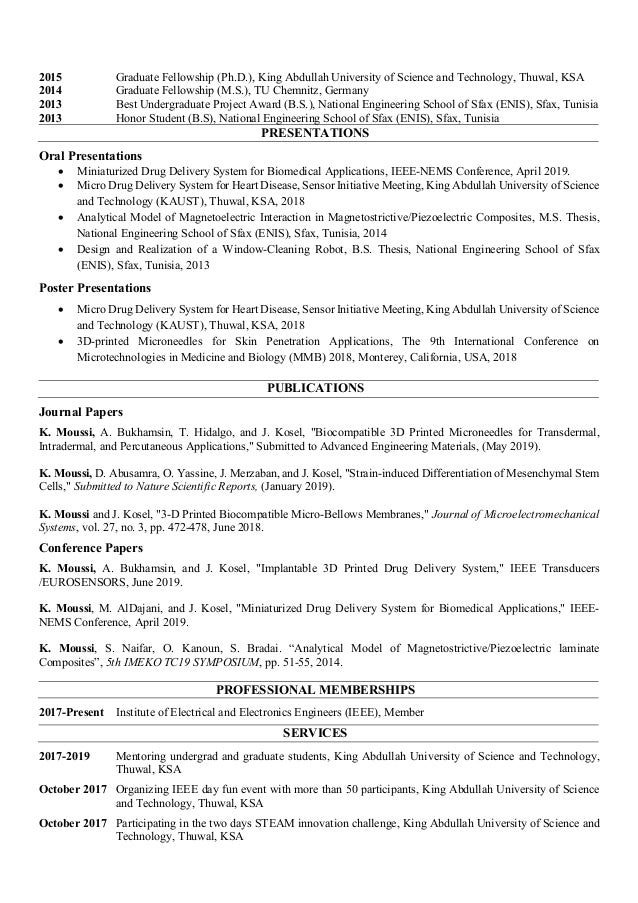 Mems phd resume