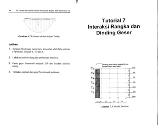 [Cvl] desain konstruksi dgn sap2000 v9 | PDF