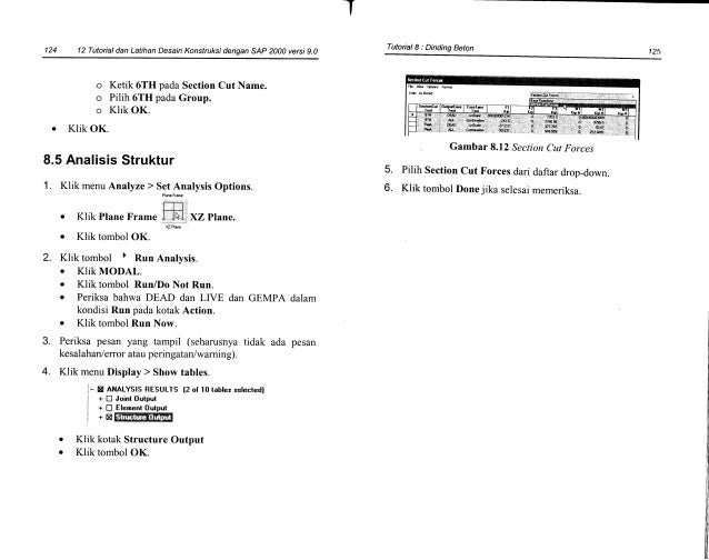 Cvl Desain Konstruksi Dgn Sap2000 V9