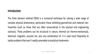 FINITE ELEMENT METHOD 2
 