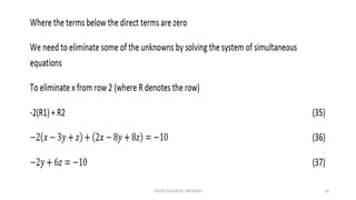 FINITE ELEMENT METHOD 34
 