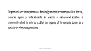 FINITE ELEMENT METHOD 4
 