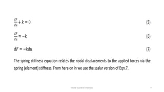 FINITE ELEMENT METHOD 9
 