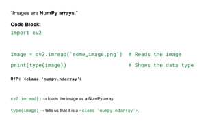 Computer Vision Introduction and Basic OpenCV.pdf