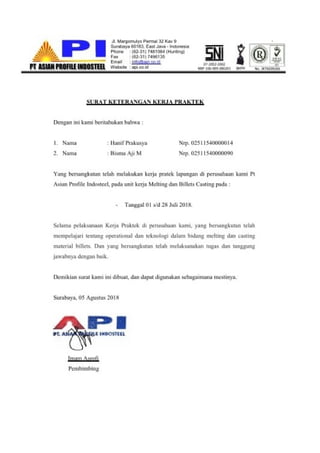 Complete CV of Hanif Prakusya