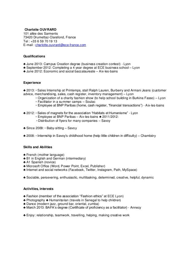 Lettre De Motivation Info Com