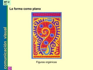 La forma como plano Figuras orgánicas 