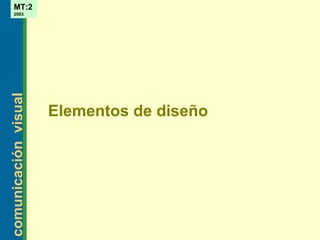 Elementos de diseño 