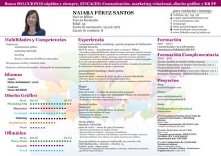 Cv Naiara Pérez Santos