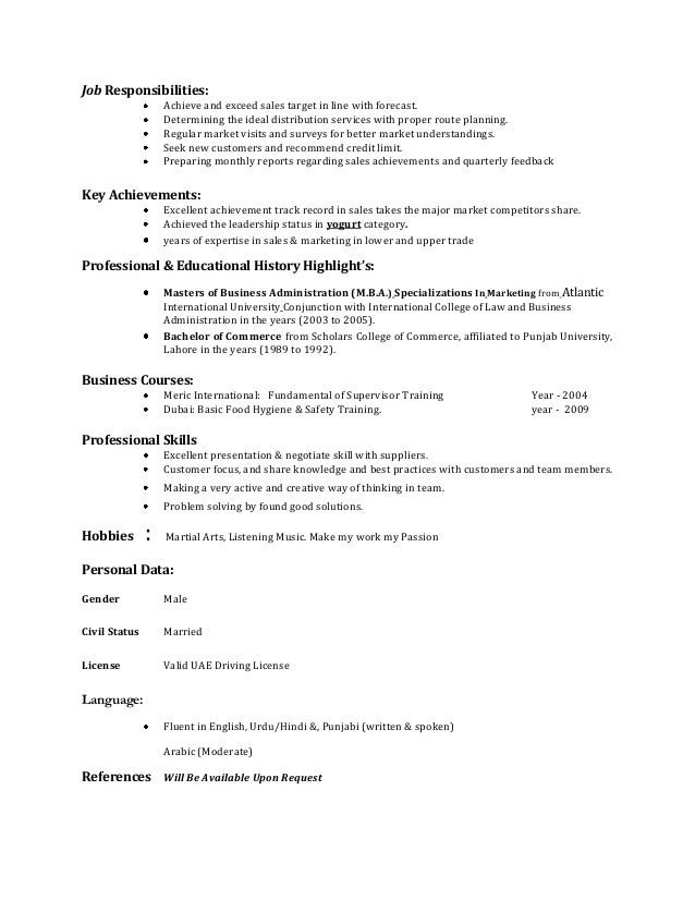 target resume samples