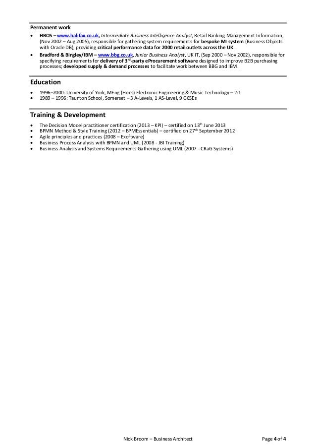 latest cv format 2013