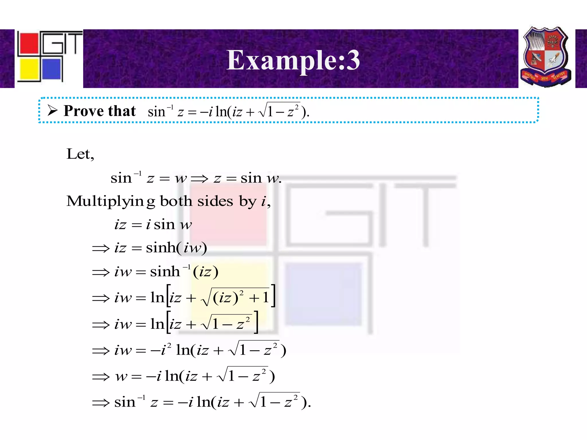 Complex Numbers & Functions | PPTX | Physics | Science