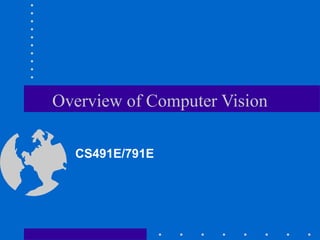 Overview of Computer Vision
CS491E/791E
 